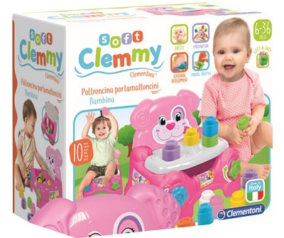 CLEMENTONI POLTRONCINA PORTAMAT CAGNOLINA