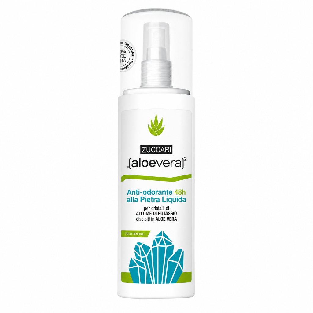 Zuccari Aloevera2 Deodorante alla Pietra Liquida Anti-odori 100 ml