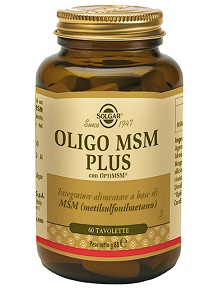Solgar Oligo Msm Plus Integratore di Zolfo 60 Tavolette