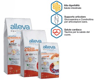 ALLEVA EQUILIBRIUM DOG ADULT CHICKEN & OCEAN FISH ADULT MINI/MEDIUM KG 5 - P60022