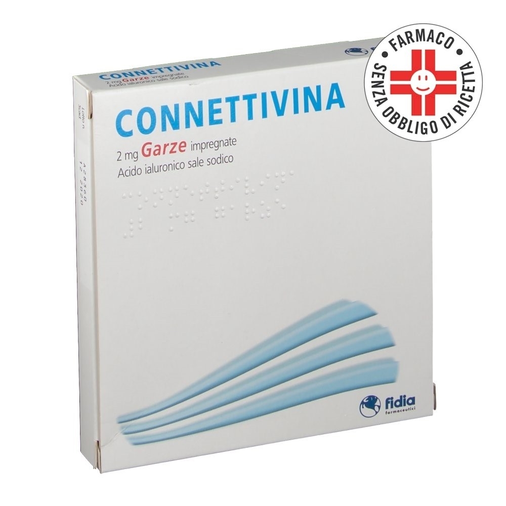 Connettivina 10 Garze cicatrizzanti 2 Mg 10x10