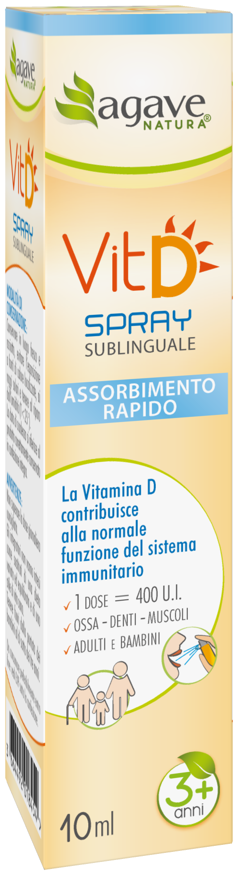 AGAVE NATURA VITAMINA D 10ML