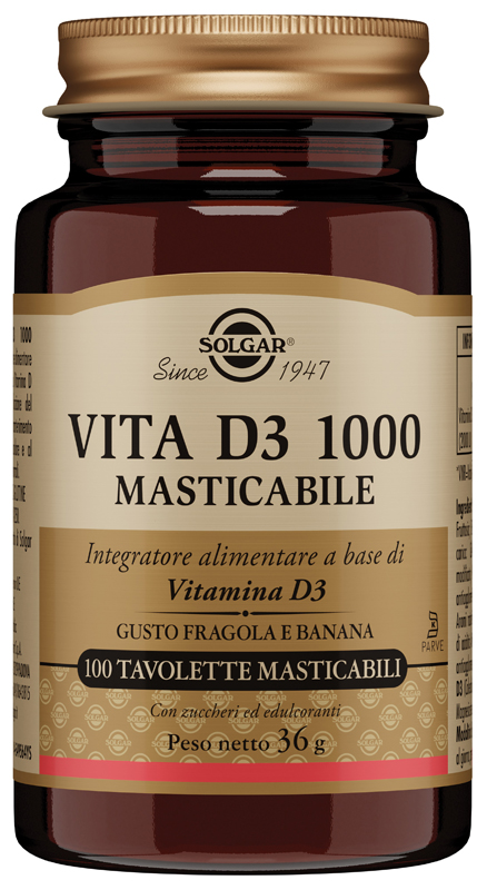 VITA D3 1000 100Tav.Solgar