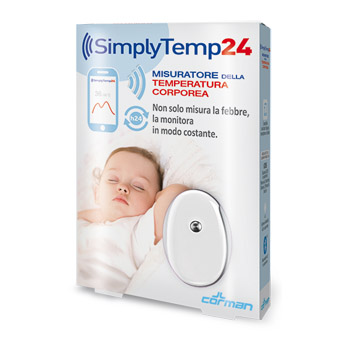 SimplyTemp24 Misuratore della Temperatura Corporea Con Bluetooth