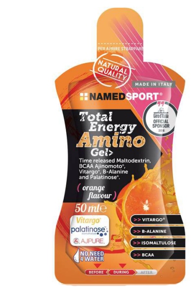 Named Total Energy Amino Gel gusto arancia 50ml 