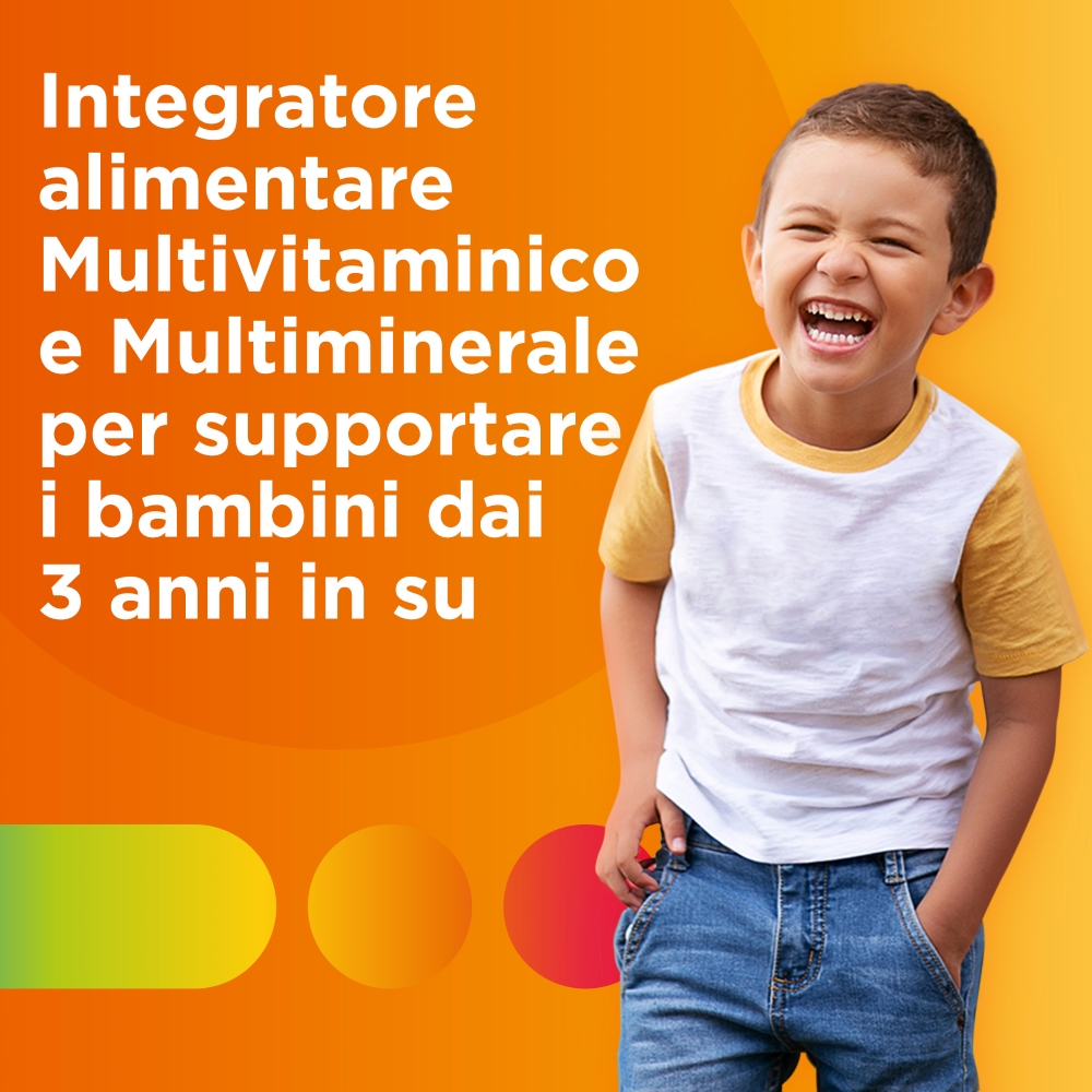 Multicentrum Baby Integratore Alimentare Multivitaminico Multiminerale Vitamine Bambini 3+ 14 Bst