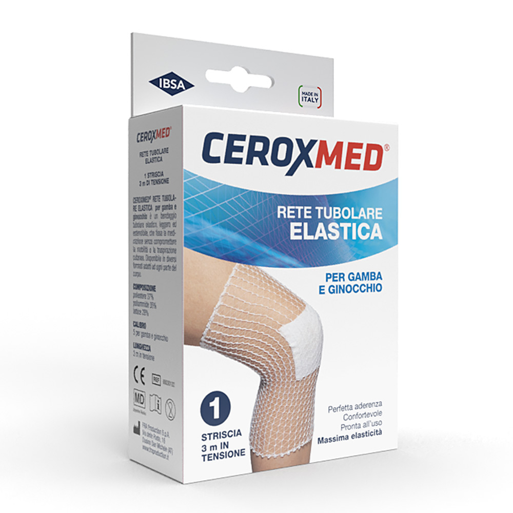 Ceroxmed Rete Tubolare Elastica Gamba/Ginocchia