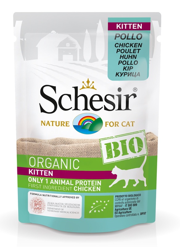 SCHESIR CAT BIO KITTEN POLL85G