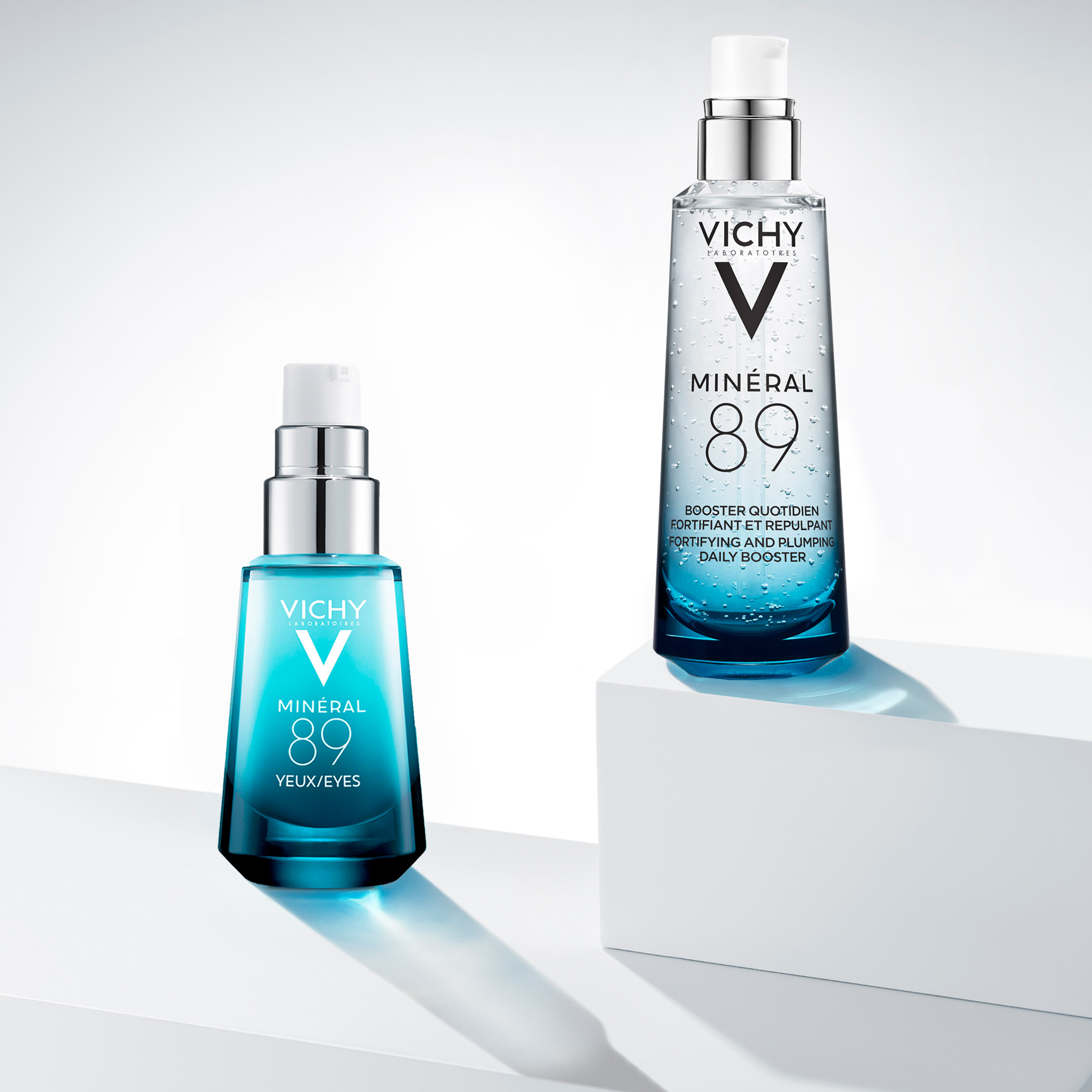 Vichy Minéral 89 Gel Occhi Fortificante e Idratante con Caffeina e Acido Ialuronico 15ml
