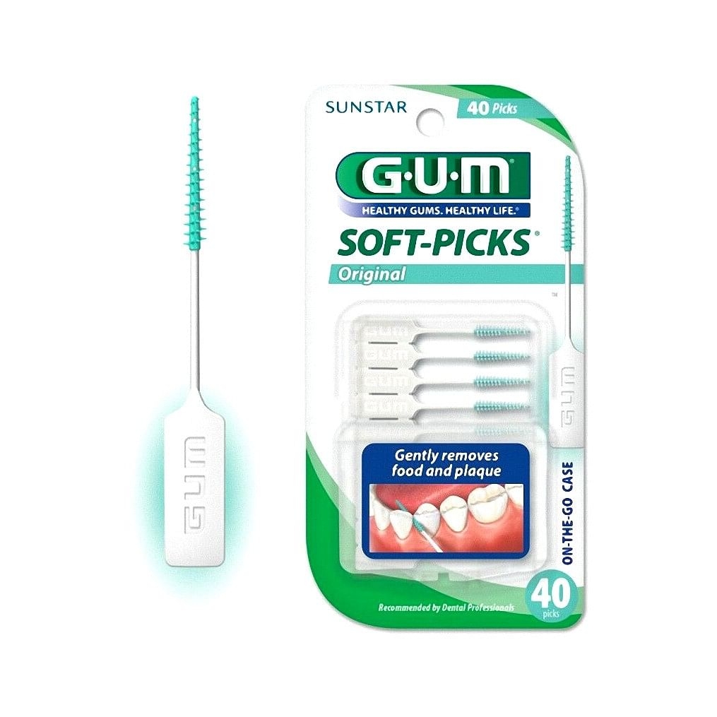 Gum Soft Piks Scovolini In Gomma Con Fluoro X-Large 40 Pezzi