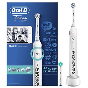 Oral-B Spazzolino Elettrico Ricaricabile Smart Teen Bianco