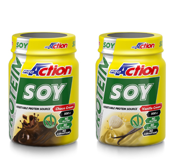 Proaction Soy proteine della soia e vitamine choco cream 500g