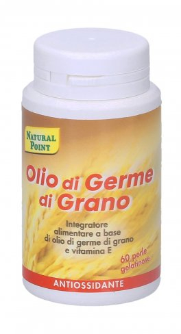 Olio di Germe di Grano Natura Point - Integratore antiossidante - 60 perle