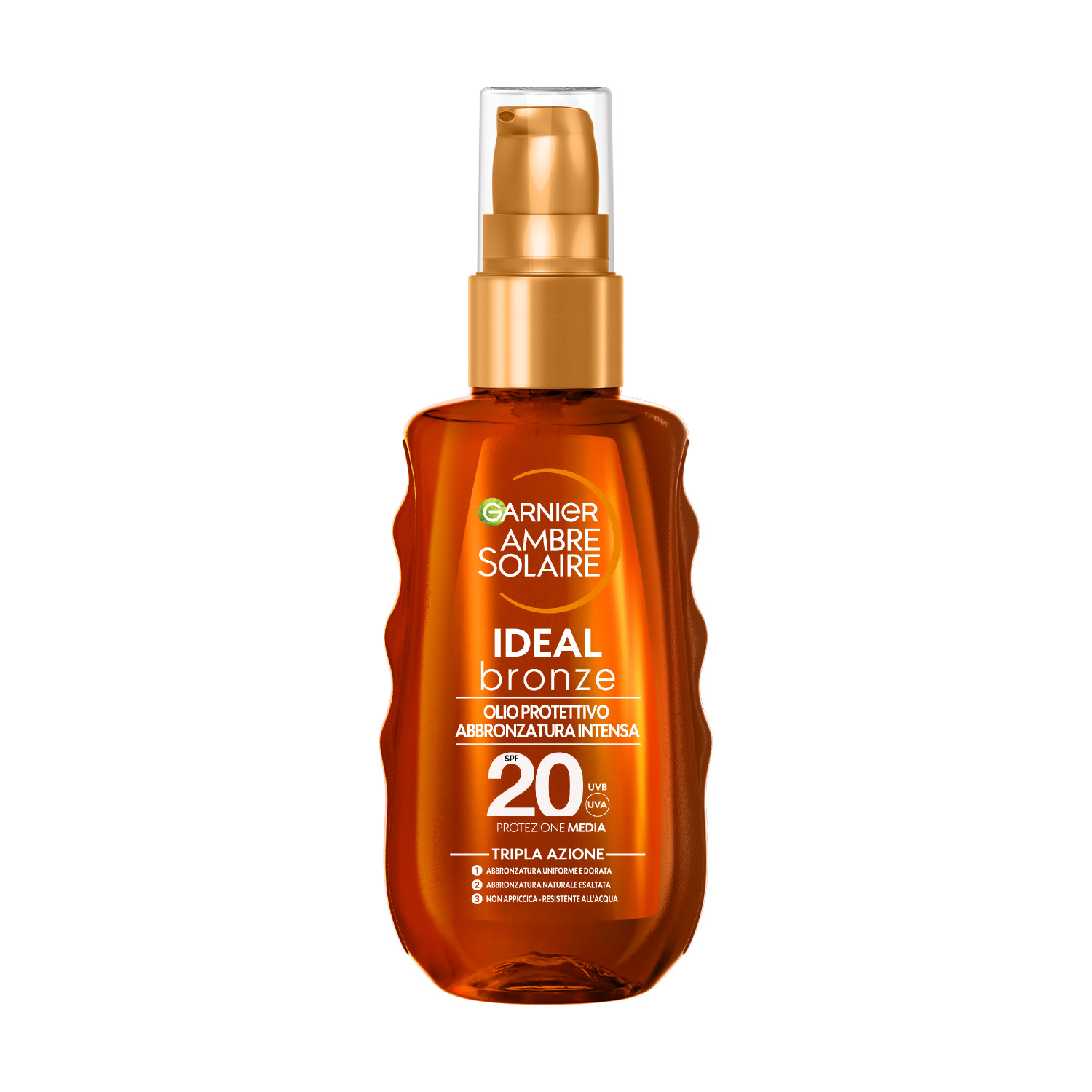 GARNIER AMBRE SOLAIR IDEAL BRONZE OLIO SRAY SPF 20 150 ML
