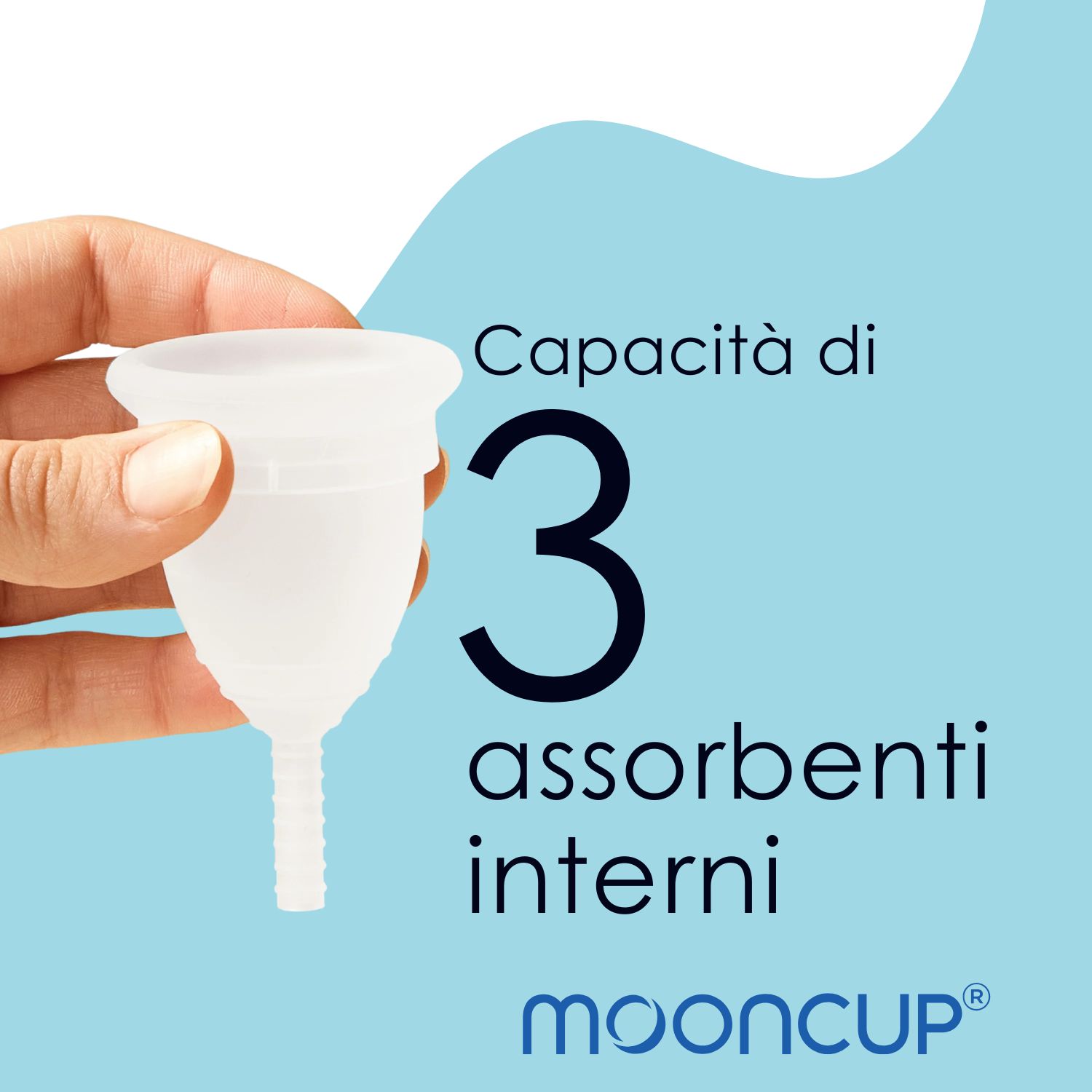 MoonCup Coppetta mestruale riutilizzabile TAGLIA A