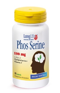 Long Life Phos Serine Integratore Fosfatidilserina 30 Capsule