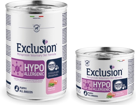 EXCLUSION MD HYP PORK/PEA 400G