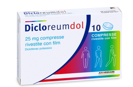DICLOREUMDOL 25mg Antinfiammatorio 10 Compresse rivestite