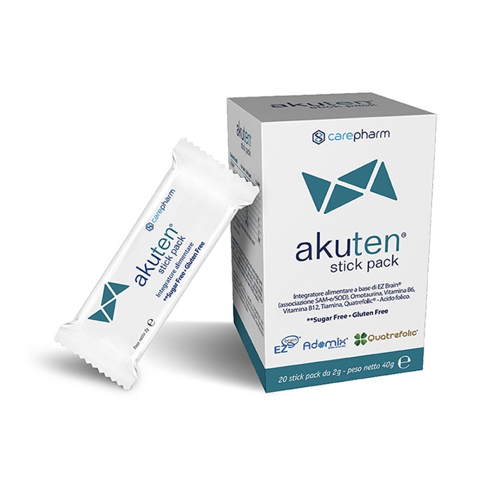 Carepharm Akuten Integratore Sistema Nervoso 20 Stick pack