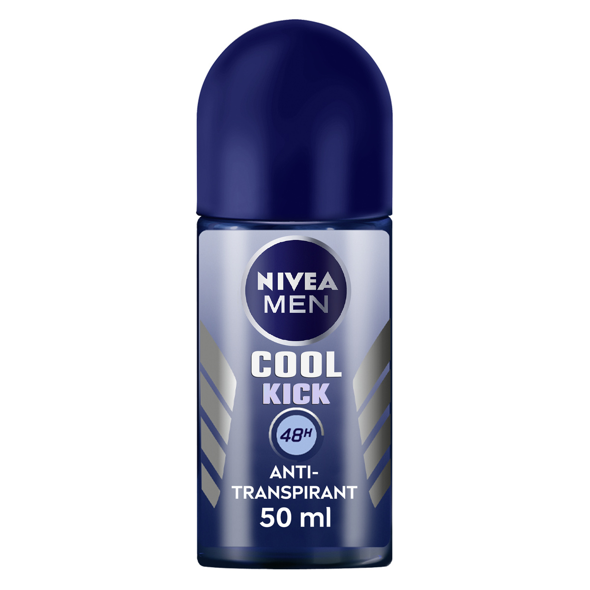Nivea Men Cool Kick Deodorante Roll-on 150 ml, Deodorante uomo antitraspirante 48h
