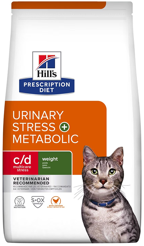 PD FELINE URINARY C/D META 3KG