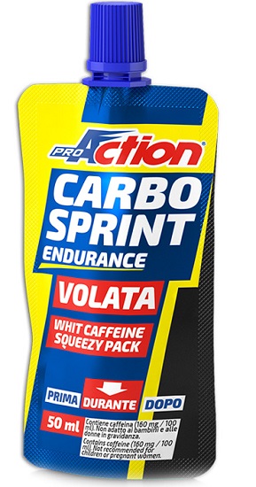 Pro Action Carbo Sprint Volata Integratore Energetico per Sportivi 50 ml