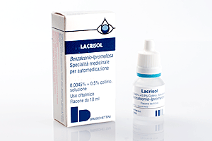 Lacrisol Collirio 50 + 4,5 mg  Benzalconio cloruro Flacone 10 ml