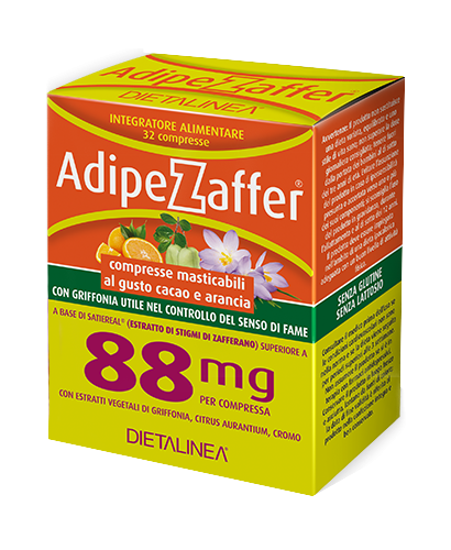Dietalinea Adipezaffer Integratore Alimentare Tono dell'umore Equilibrio del Peso 32 Compresse