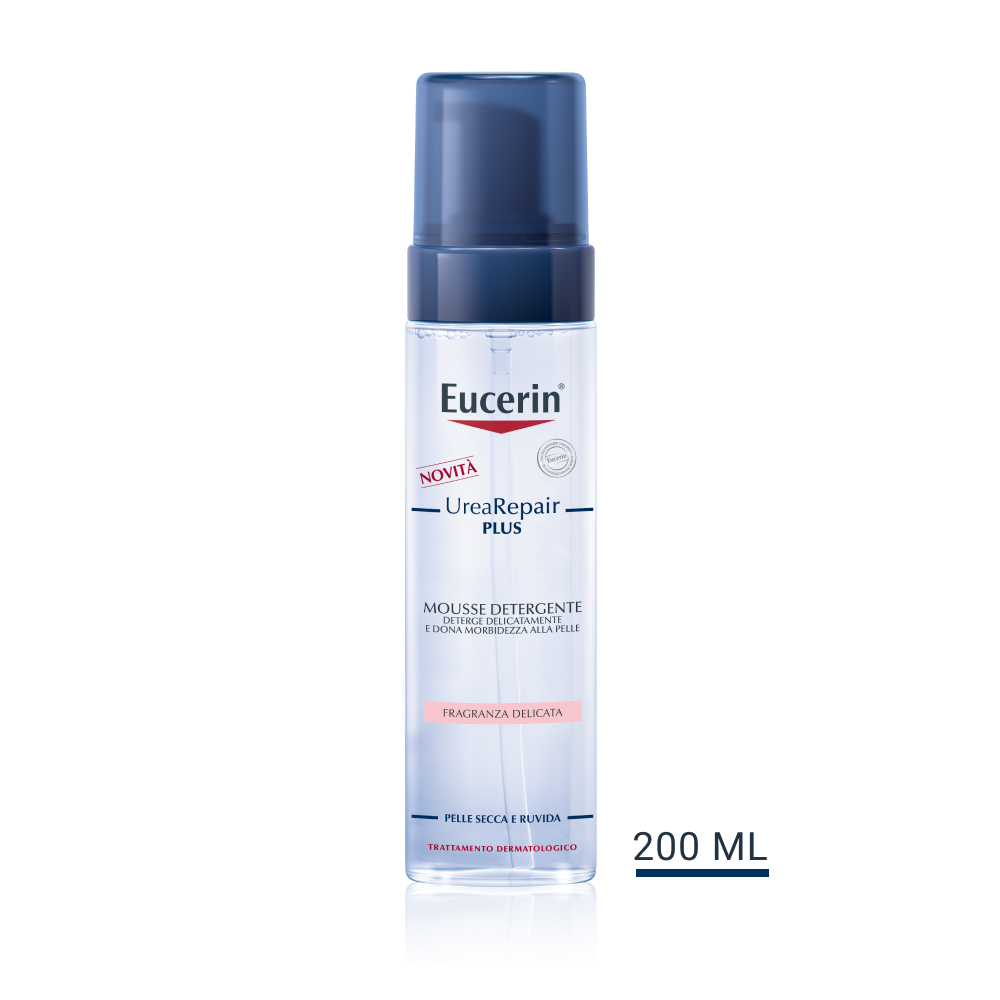 Eucerin UreaRepair PLUS Urea Mousse detergente (fragranza delicata)