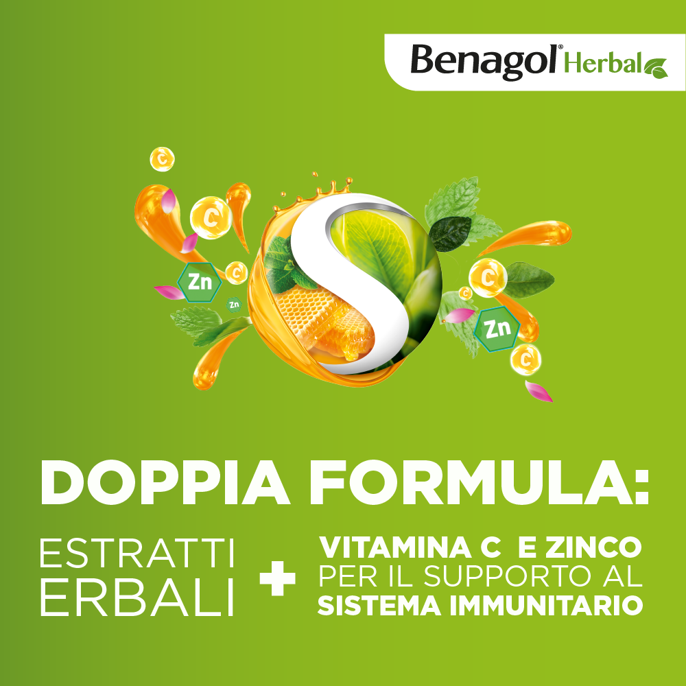BENAGOL HERBAL MIELE 24 - NOVITA' pastiglie mal di gola 
