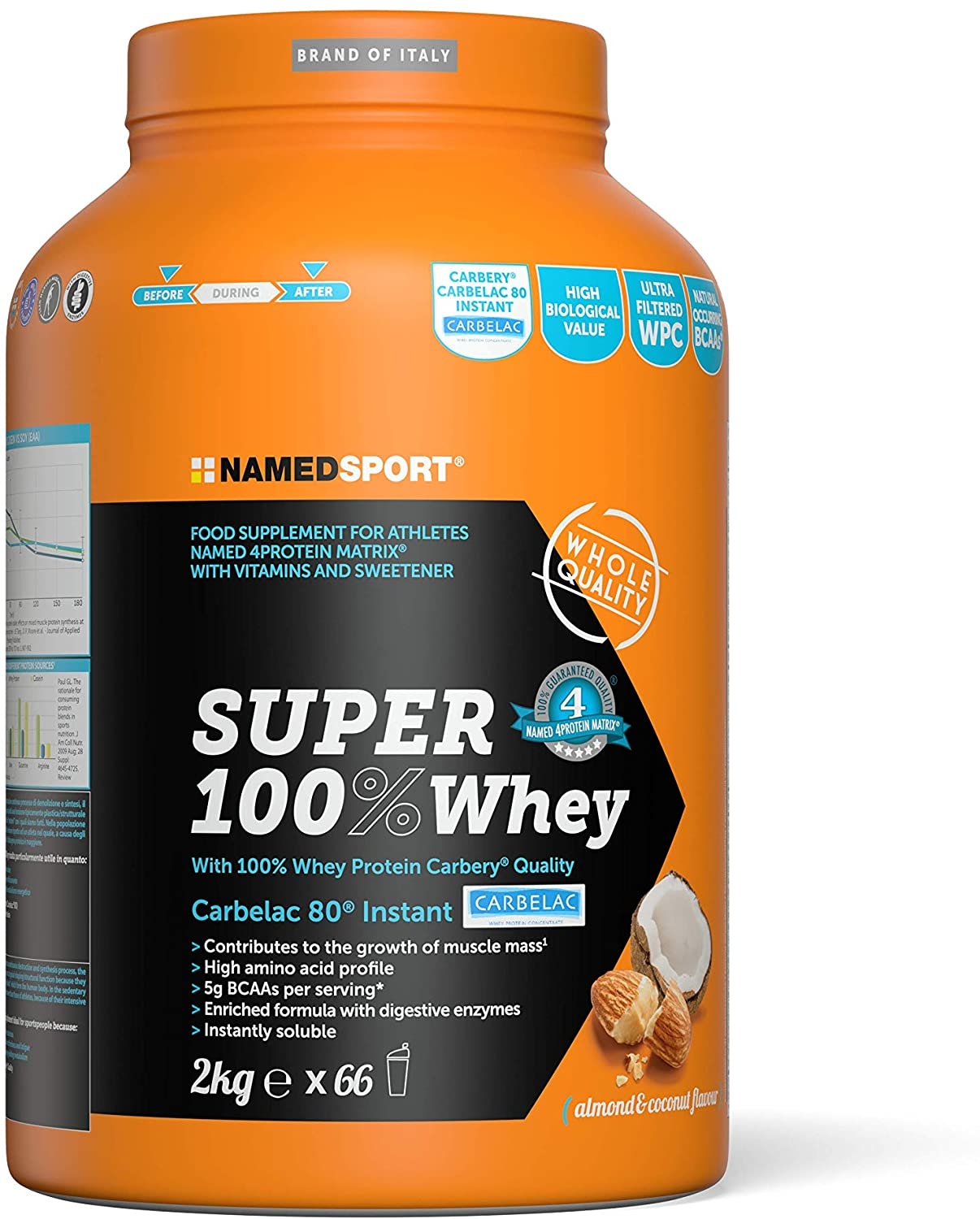Named Sport Super 100% Whey Coconut Almond - 2Kg 