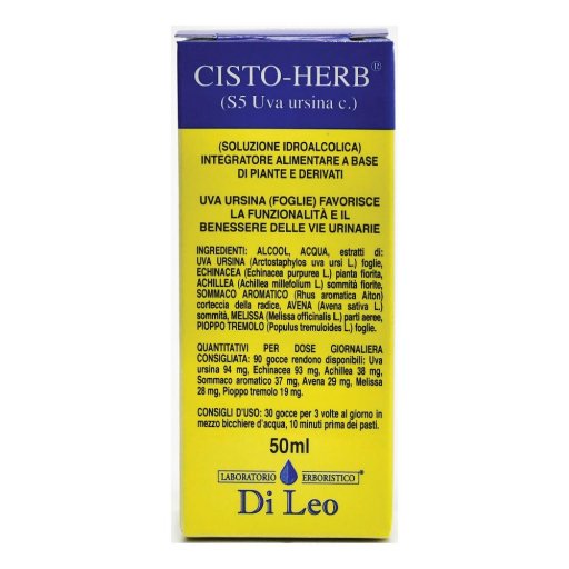 CISTO HERB S5 UVA URSINA 50ML
