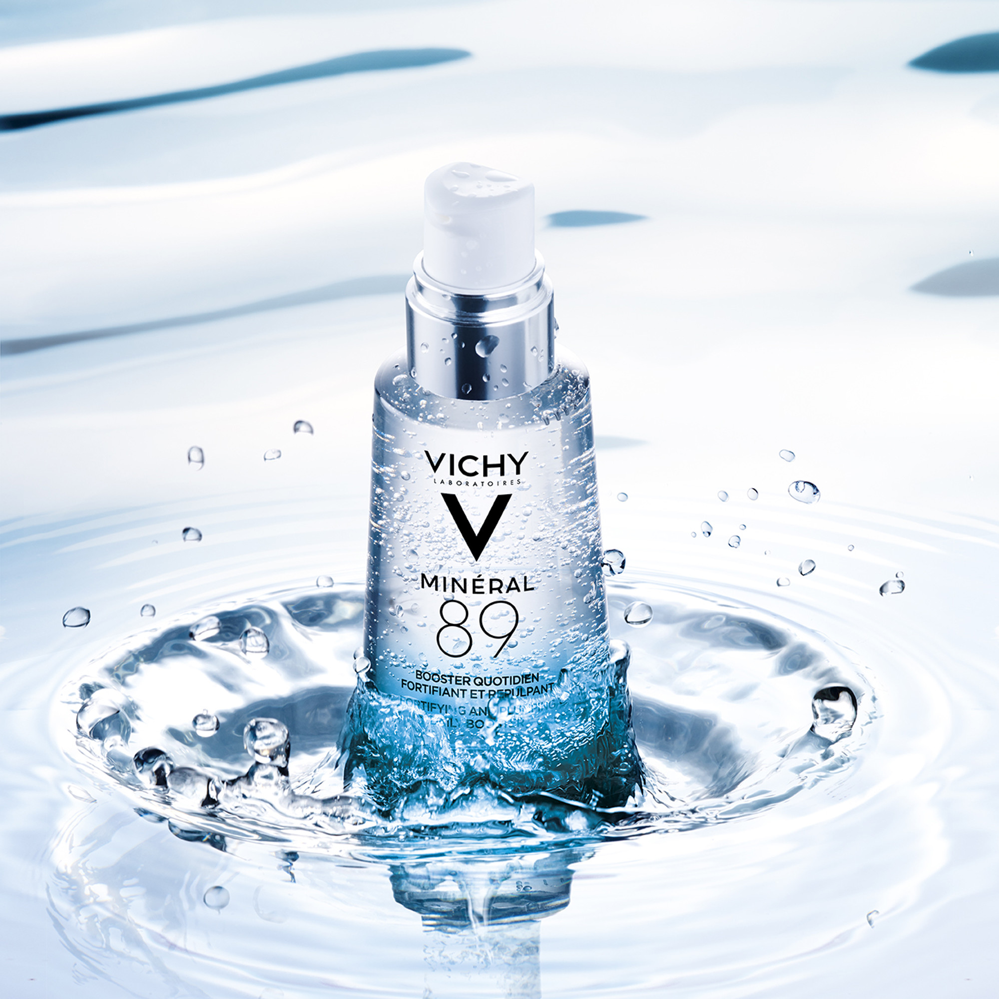Vichy Minéral 89 - Booster Quotidiano Con Acido Ialuronico Fortificante E Rimpolpante 75ml