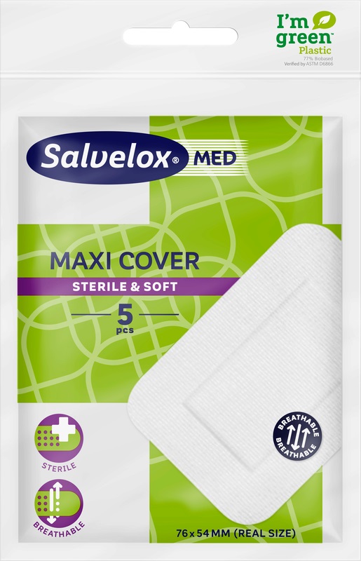 Salvelox Med Maxi Cover 76x54 mm 5 Cerotti