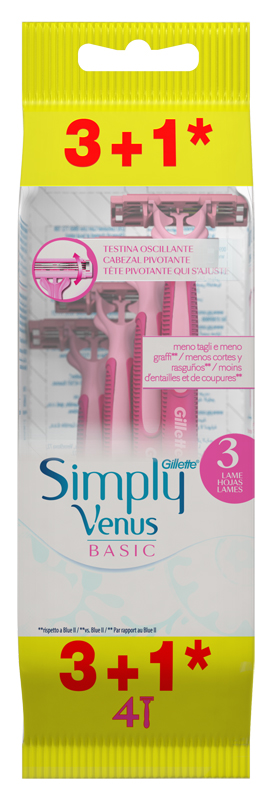 GILLETTE VENUS USA E GETTA SIM