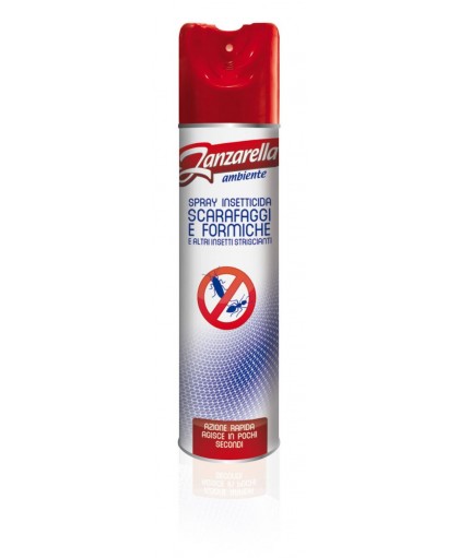 Zanzarella Spray Insetticida Per Ambiente Scarafaggi E Formiche 400 ml