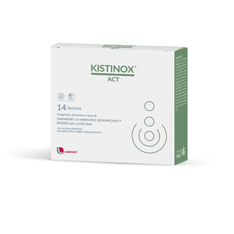 Kistinox Act Integratore contro la cistite 14 bustine