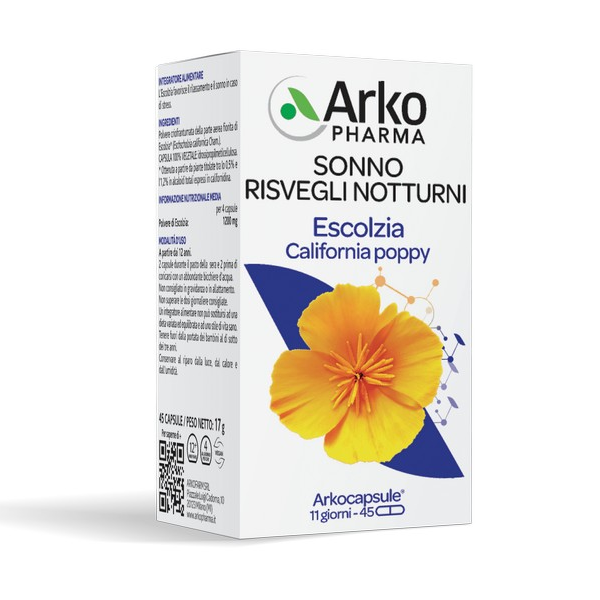 Arkocapsule Escholtzia Integratore 45 Capsule