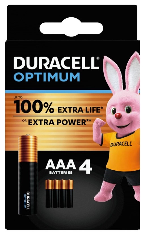 DURACELL Optimum AAA B4 4pz