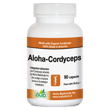 Aloha-Cordyceps Integratore Alimentare 90 Capsule