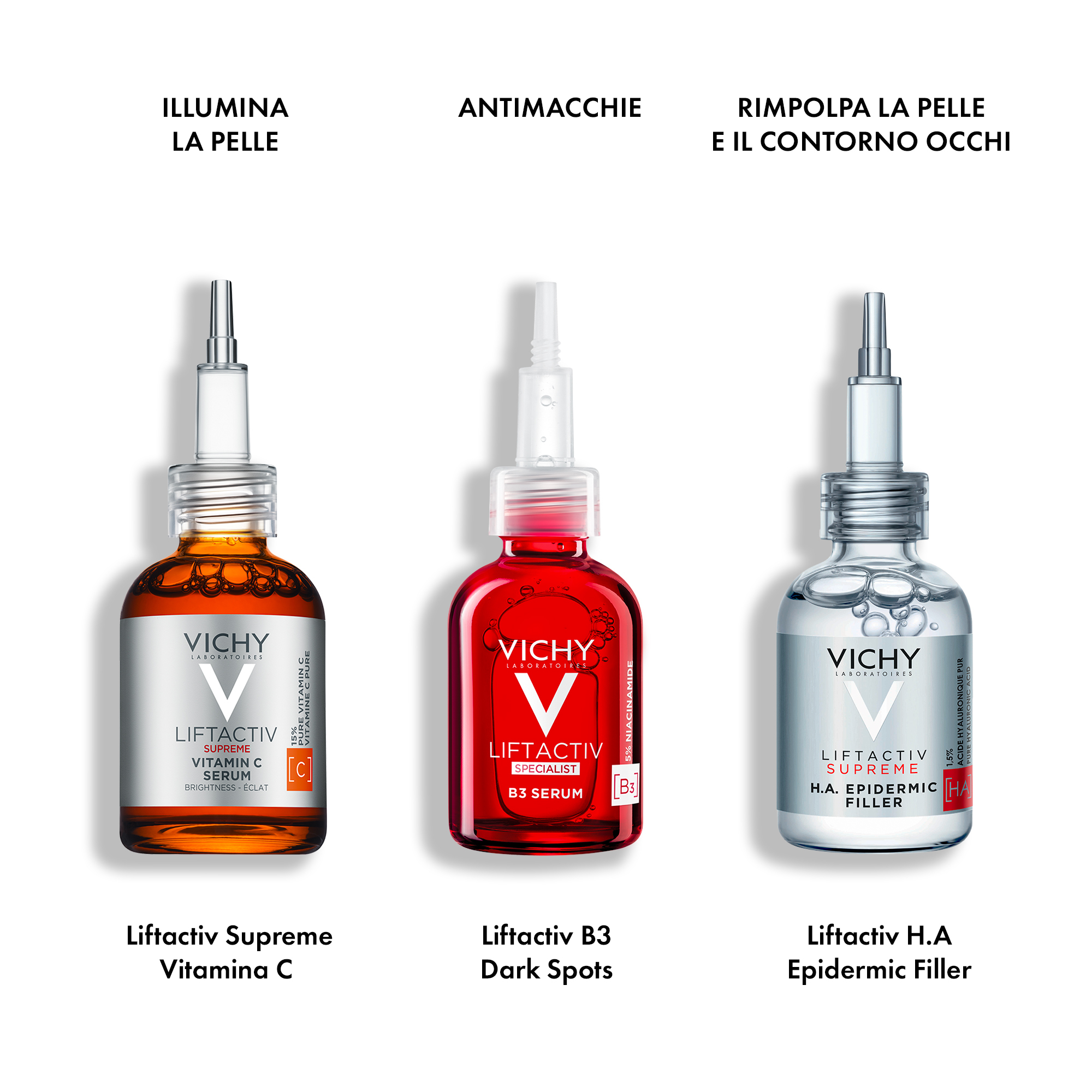 Vichy Liftactiv Siero Illuminante con 16% Vitamina C Pura per una pelle giovane e radiosa 20ml