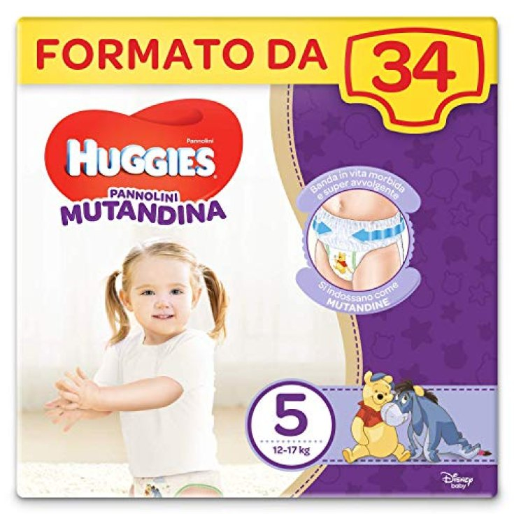 HUGGIES DIAPER PANT GR 5 34PZ