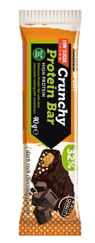 CRUNCHY Prot.Bar Dark Ch.40g