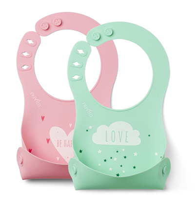 NUVITA BAVAGLINI ARROTOLABILI PIN/GRE