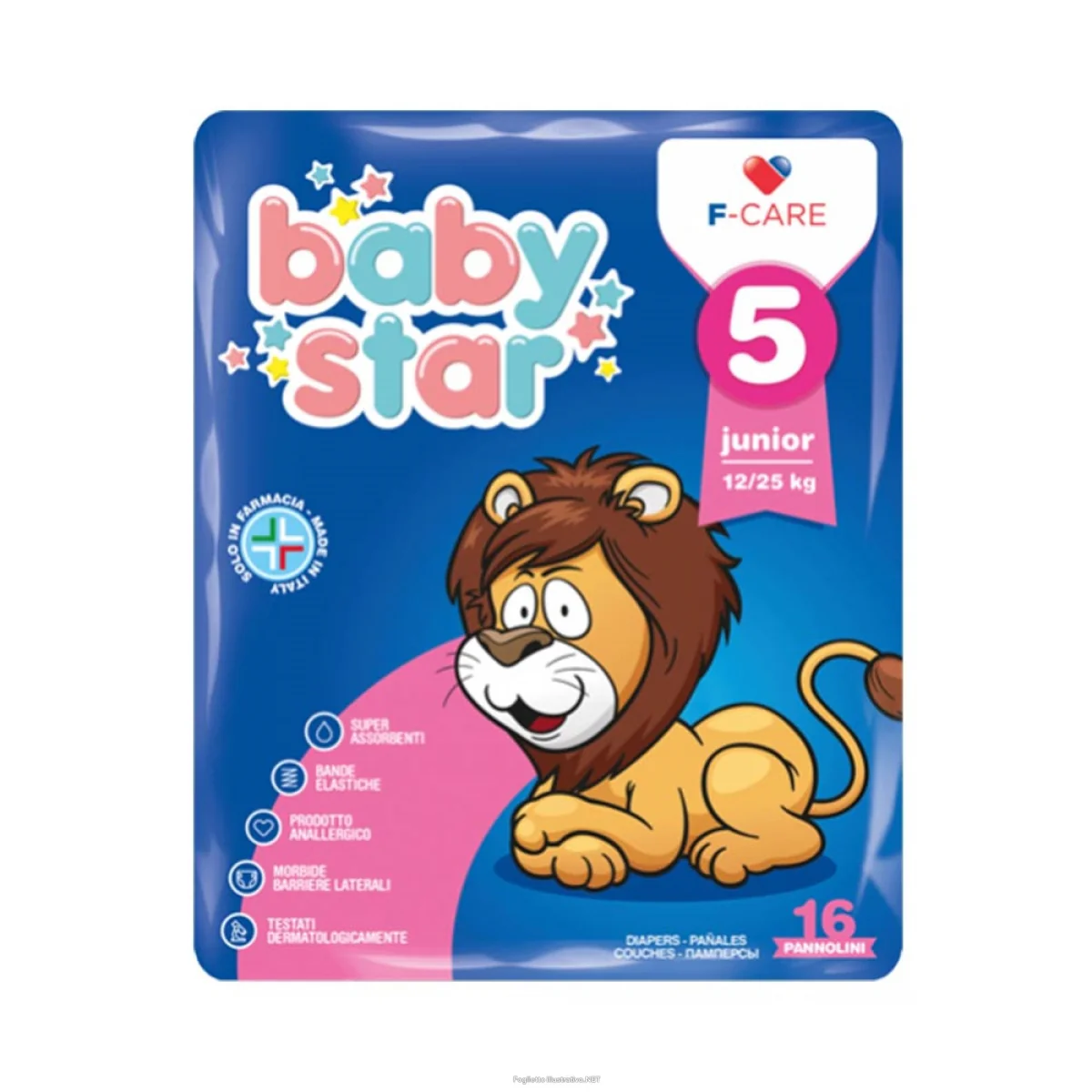 BABYSTAR JUNIOR PAN.12/25KG  T