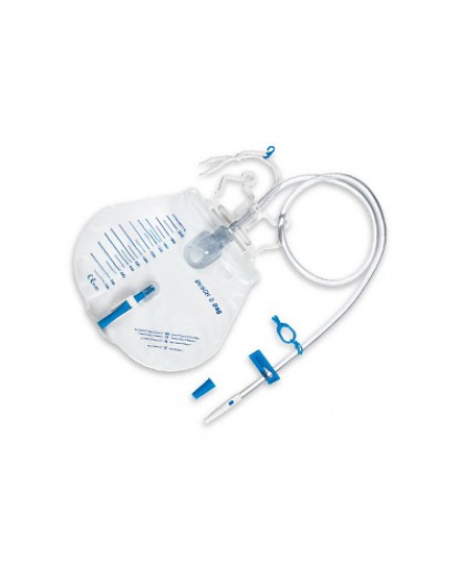 Rusch Sacca Urina Gamba 3 Camere Tubo 45 cm 8 Pezzi