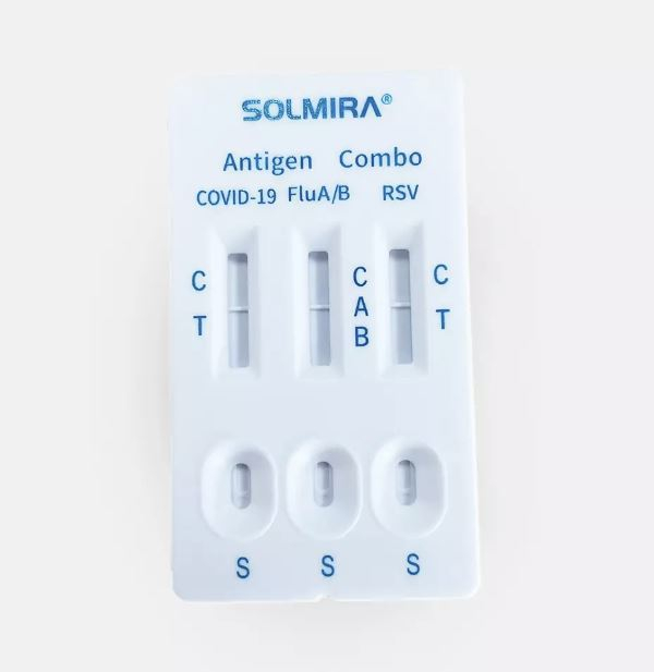FLUORECARE COMBO TEST 4 in 1 TAMPONE INFLUENZA A-B,COVID, RSV 1 PEZZO