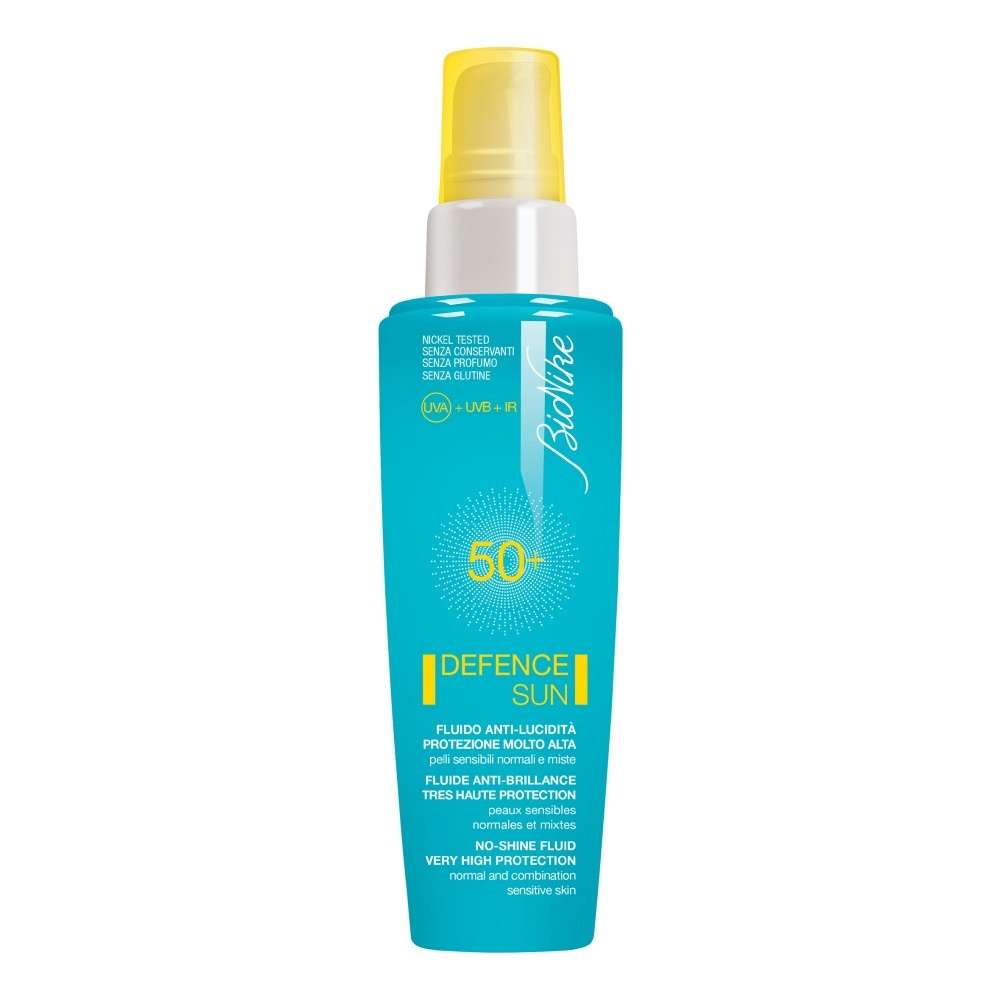 DEFENCE SUN 50+ FLUDIO ANTI LUCIDITA' PROTEZIONE MOLTO ALTA 50 ML