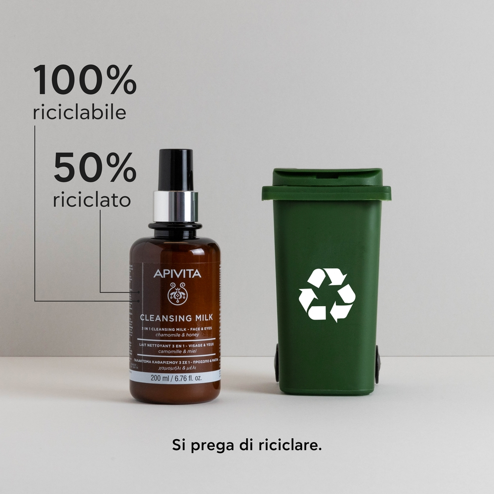 APIVITA Latte Detergente 3in1 – Viso & Occhi 200ML