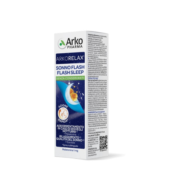 Arkorelax Flash Sonno Integratore Spray 20mL